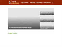 Tablet Screenshot of homeinteriorszone.com